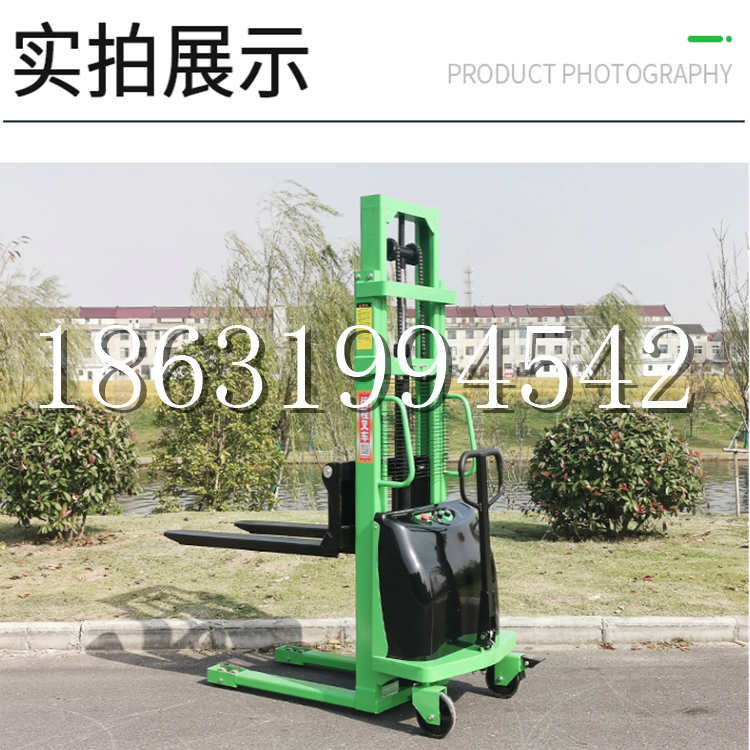 延边朝鲜族自治州电动叉车堆高车液压铲车电瓶1吨2吨站驾步行式小型全自动叉车